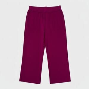 Mondetta Womens Large Athletic Pants Magenta Polyester Tencell Spandex